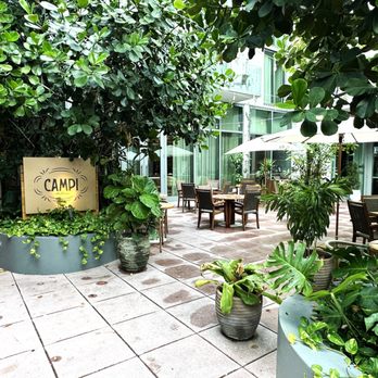 Campi Italian - Terrace - Cocktail Bars Near Me - Delray Beach, Florida
