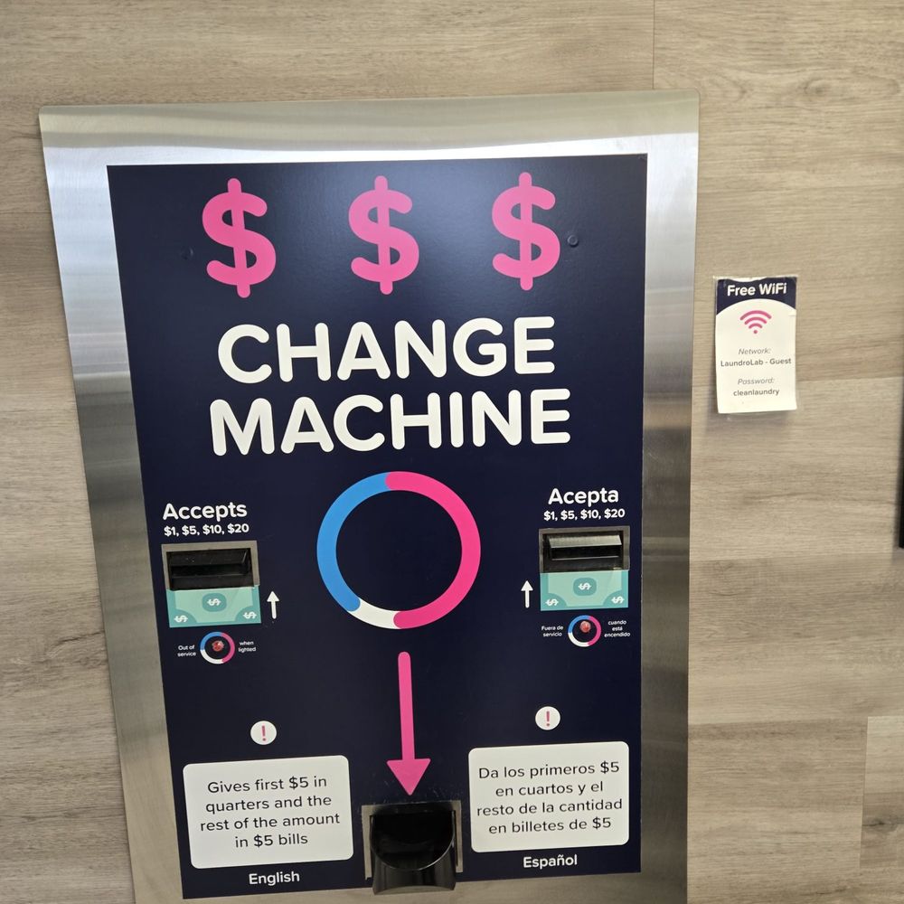 LaundroLab - Change machine - Laundromat Near Me - Mesa, Arizona LaundroLab - Change machine - Laundromat Near Me - Mesa, Arizona