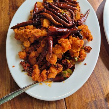 Blossom Bar - Chongqing Chicken...Really spicy and delicious! - Cocktail Bars Near Me - Brookline, Massachusetts