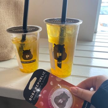 Boba Republic - Got this for checking in :) - Bubble Tea Near Me - Plano, Texas Boba Republic - Got this for checking in :) - Bubble Tea Near Me - Plano, Texas