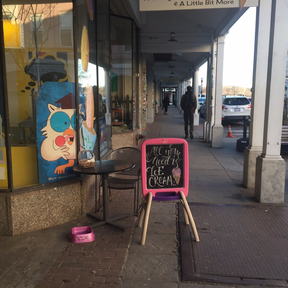 Cute sign outside!