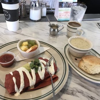 Dilly Diner - Breakfast Burrito and biscuit and gravy - Sandwiches Near Me - Tulsa, Oklahoma