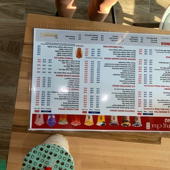 Gong Cha - the menu of a chinese restaurant - Bubble Tea Near Me - Suwanee, Georgia