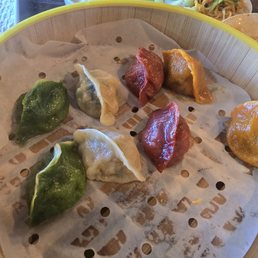 Rainbow Dumplings