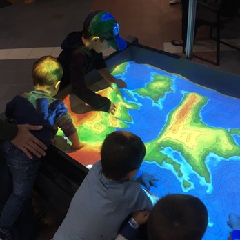 Gray Fossil Site - Interactive topography table. The kids love it! - Museums Near Me - Gray, Tennessee