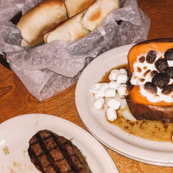 Texas Roadhouse - Sirloin 6oz loaded sweet potato rolls - American Near Me - Florence, Alabama Texas Roadhouse - Sirloin 6oz loaded sweet potato rolls - American Near Me - Florence, Alabama