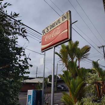 K's Drive-In - a sign for k's drive - in - American Near Me - Hilo, Hawaii K's Drive-In - a sign for k's drive - in - American Near Me - Hilo, Hawaii