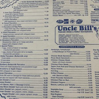 Uncle Bill's Pancake House - Breakfast & Brunch Near Me - Cape May, New Jersey Uncle Bill's Pancake House - Breakfast & Brunch Near Me - Cape May, New Jersey