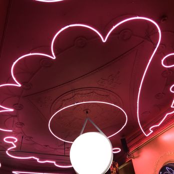 Sketch - Ceiling lights, neon - French Near Me - London, XGL Sketch - Ceiling lights, neon - French Near Me - London, XGL