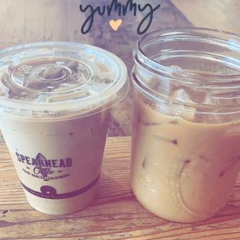 Spearhead Coffee - Reusable cup for my iced americano. My husband got his to go. - Coffee & Tea Near Me - Paso Robles, California Spearhead Coffee - Reusable cup for my iced americano. My husband got his to go. - Coffee & Tea Near Me - Paso Robles, California