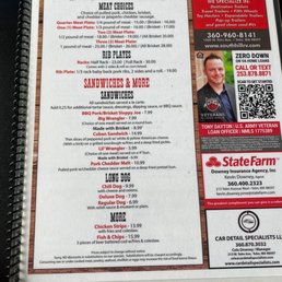 Menu shot! Menu shot!