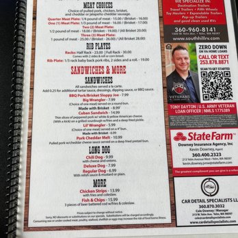 Jim Bob's Chuck Wagon - Menu shot! - Barbeque Near Me - Mckenna, Washington Jim Bob's Chuck Wagon - Menu shot! - Barbeque Near Me - Mckenna, Washington