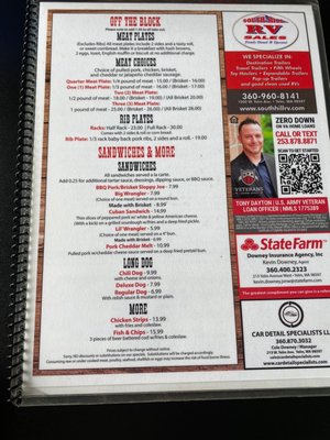 Menu photo 2 Jim Bob's Chuck Wagon Mckenna, WA Menu photo 2 Jim Bob's Chuck Wagon Mckenna, WA