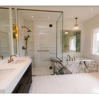 Studio Glass Miami - Elegant custom design of a Shower enclosure and Mirror - Glass & Mirrors Near Me - Hallandale Beach, Florida Studio Glass Miami - Elegant custom design of a Shower enclosure and Mirror - Glass & Mirrors Near Me - Hallandale Beach, Florida