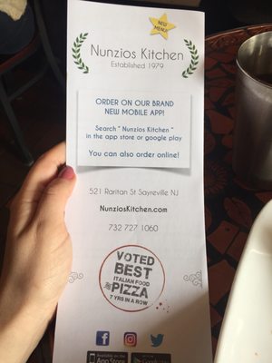 Menu photo 8 Nunzios Kitchen Sayreville, NJ Menu photo 8 Nunzios Kitchen Sayreville, NJ