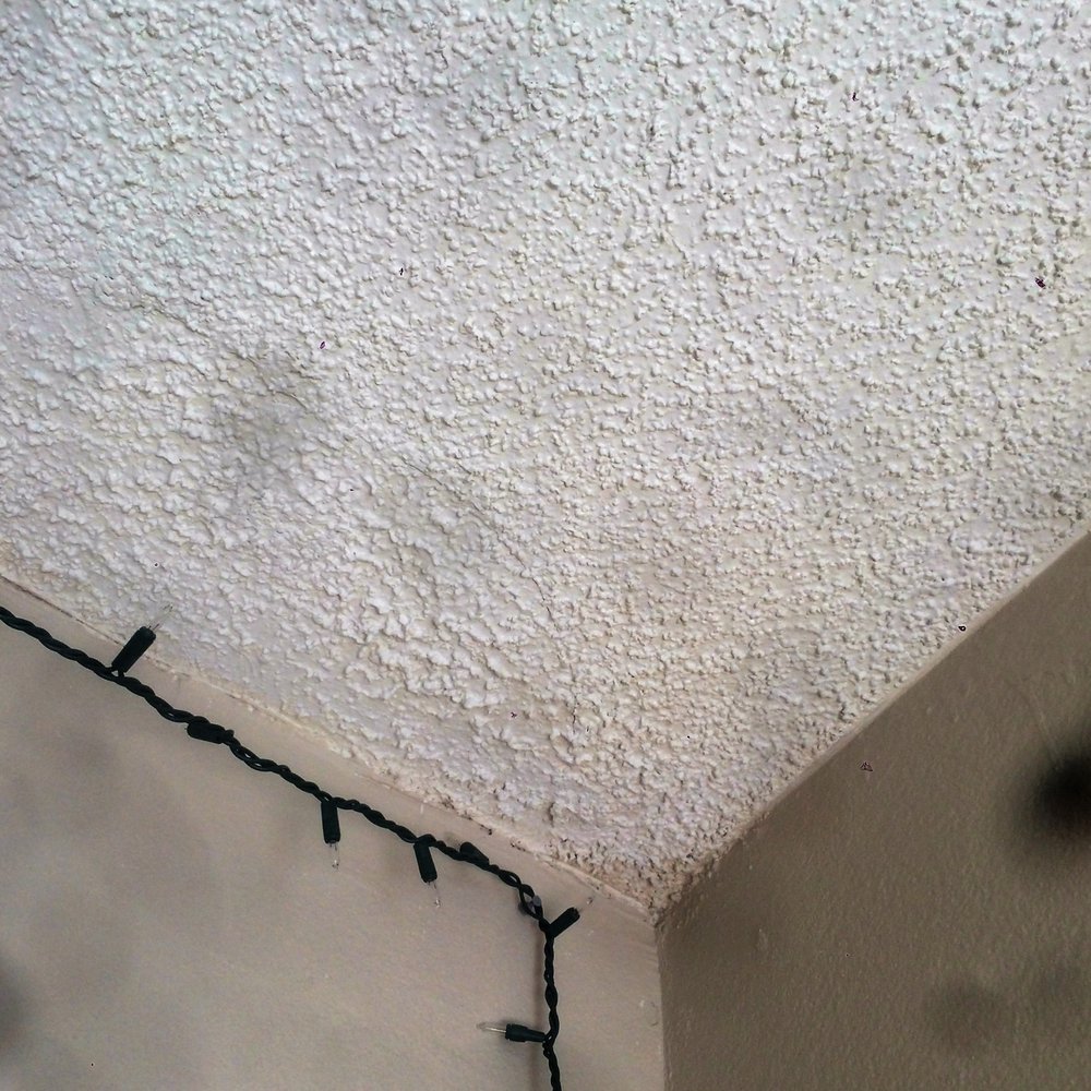 Beacon at 601 - Water damage in right corner left a weird brown color) Also the ceiling is uneven throughout entire apartment but that's not that important. - Apartments Near Me - Mesa, Arizona Beacon at 601 - Water damage in right corner left a weird brown color) Also the ceiling is uneven throughout entire apartment but that's not that important. - Apartments Near Me - Mesa, Arizona