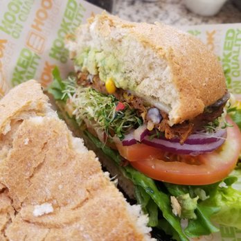 Hook Burger - My veggie burger. Patty was nice and firm, not mushy like some I have tried. - Burgers Near Me - Burbank, California Hook Burger - My veggie burger. Patty was nice and firm, not mushy like some I have tried. - Burgers Near Me - Burbank, California