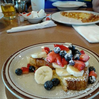 Denny's - Ordered the French Toast from $2 Value Menu and for additional cost, they added blueberries - American Near Me - Los Angeles, California Denny's - Ordered the French Toast from $2 Value Menu and for additional cost, they added blueberries - American Near Me - Los Angeles, California
