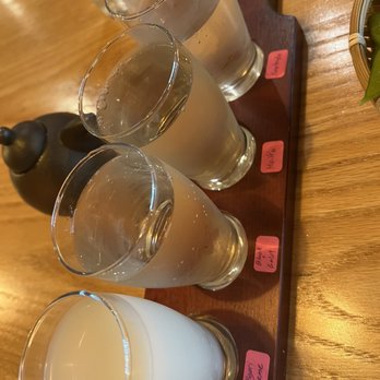 Omakase Sushi & Sake Bar - Sake Flight 1 - Sushi Bars Near Me - Lexington, Kentucky