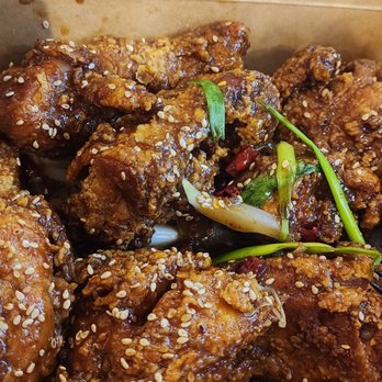 Left Wing - Soy garlic (spicy) - Korean Near Me - San Francisco, California Left Wing - Soy garlic (spicy) - Korean Near Me - San Francisco, California