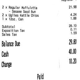 Lunch. No cup of ice for just tap water allowed. They will charge you for this. Really?!