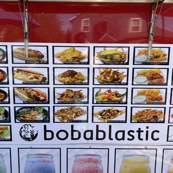 Bobablastic - Menu with prices - Food Trucks Near Me - Longview, Washington