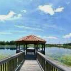 Quality Inn & Suites Mt Dora North - Gazebo by the lake. Beautiful area