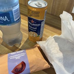 Bagel Bar - Bagel, tuna wrap, and some drinks.