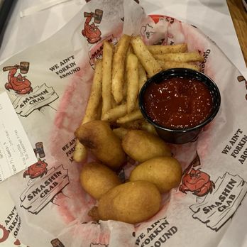 Smashin Crab - Kids Corndog - Seafood Near Me - San Antonio, Texas