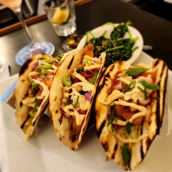 The Back Nine Pub / Heritage Hill Golf Course - The aiolli sauce on these delicious fish tacos was out of this world!