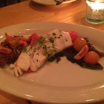 Moxy - White wine gently roasted white fish - American Near Me - Portsmouth, New Hampshire Moxy - White wine gently roasted white fish - American Near Me - Portsmouth, New Hampshire