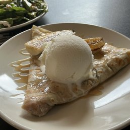 Bananas foster crepe Bananas foster crepe