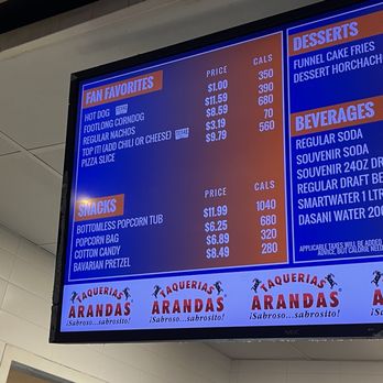 Daikin Park - Menu - Stadiums & Arenas Near Me - Houston, Texas