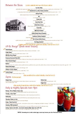 Menu photo 7 Birch Lodge Grand Rapids, MI