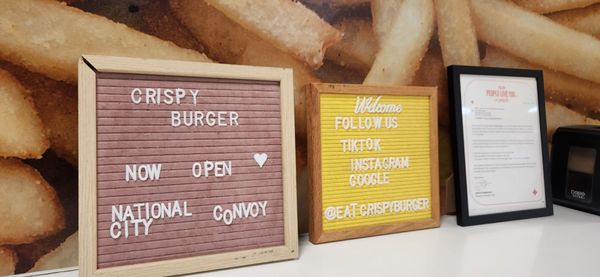 Menu photo 8 Eat Crispy Burger Encinitas Encinitas, CA