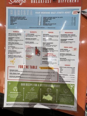 Menu photo 4 Snooze, an A.M. Eatery Atlanta, GA