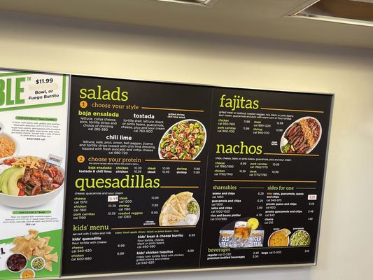 Menu photo 1 Baja Fresh Los Gatos, CA Menu photo 1 Baja Fresh Los Gatos, CA