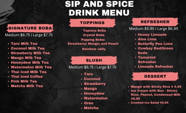 Sip and Spice by null