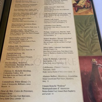 La Bella Vita - Samoset Resort - Wine menu as of July 2021 - Italian Near Me - Rockport, Maine La Bella Vita - Samoset Resort - Wine menu as of July 2021 - Italian Near Me - Rockport, Maine