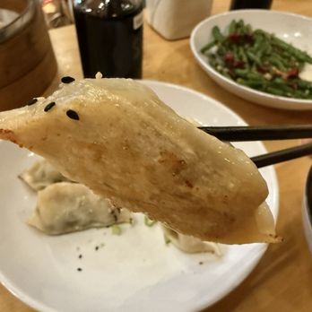 Hengry Dumpling House - Barely pan seared dumpling--not crispy - Noodles Near Me - Portland, Oregon Hengry Dumpling House - Barely pan seared dumpling--not crispy - Noodles Near Me - Portland, Oregon