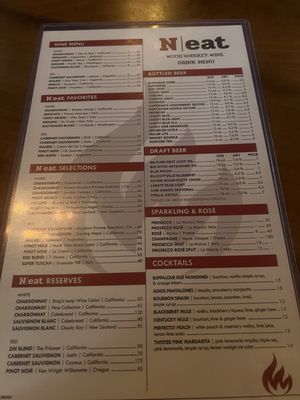 Menu photo 1 Neat Buffalo, NY