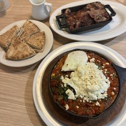 Big Apple - Shakshuka w/ side of homemade corned beef hash