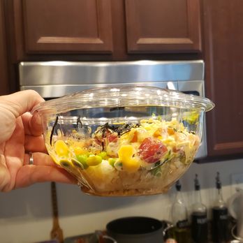 Poke Bros - Picture showing how low the bowl is filled. - Hawaiian Near Me - Gastonia, North Carolina Poke Bros - Picture showing how low the bowl is filled. - Hawaiian Near Me - Gastonia, North Carolina