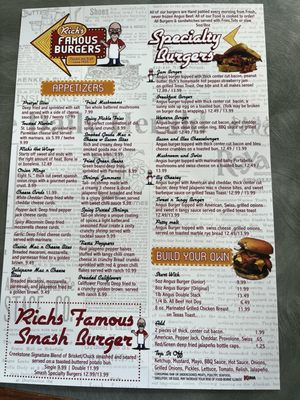 Menu photo 1 Rich's Famous Burgers Saint James, MO