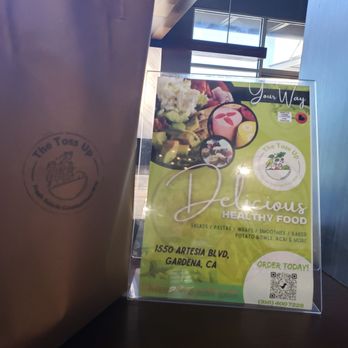 The Toss Up - Got my order!!!! - Salad Near Me - Gardena, California The Toss Up - Got my order!!!! - Salad Near Me - Gardena, California