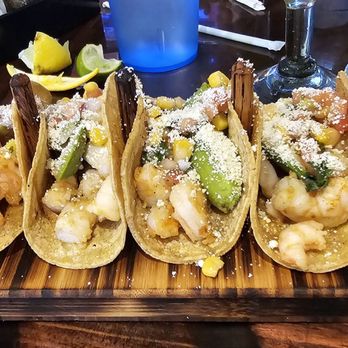 Canelo's - Happy hour shrimp tacos.  Excellent! - Mexican Near Me - Clinton, Oklahoma
