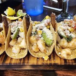 Canelo's - Happy hour shrimp tacos.  Excellent!