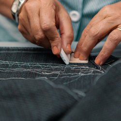 F Camalo - The construction of a Canali jacket is a journey rich in details and gestures, just like in a three-act opera. F Camalo
