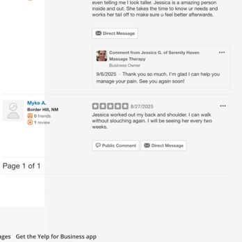 Serenity Haven Massage Therapy - 2 5 star reviews that were deleted that should still be on the profile - Massage Therapy Near Me - Roswell, New Mexico Serenity Haven Massage Therapy - 2 5 star reviews that were deleted that should still be on the profile - Massage Therapy Near Me - Roswell, New Mexico