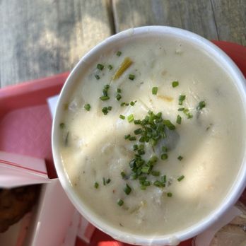 Dune Brothers - I liked this clam chowder version ... loaded with ingredients - New American Near Me - Providence, Rhode Island Dune Brothers - I liked this clam chowder version ... loaded with ingredients - New American Near Me - Providence, Rhode Island